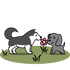 Wie nehmen Hunde freundlich den Kontakt auf? Jetzt Workshop buchen & mehr zu Hundebegegnungen lernen ✓ Dakini, deine Hundeschule in Winterthur & online.